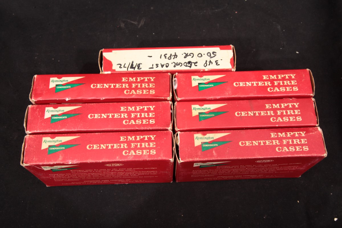 140x .348 Winchester Win Fired Remington Cases Brass Ammunition Ammo In ...