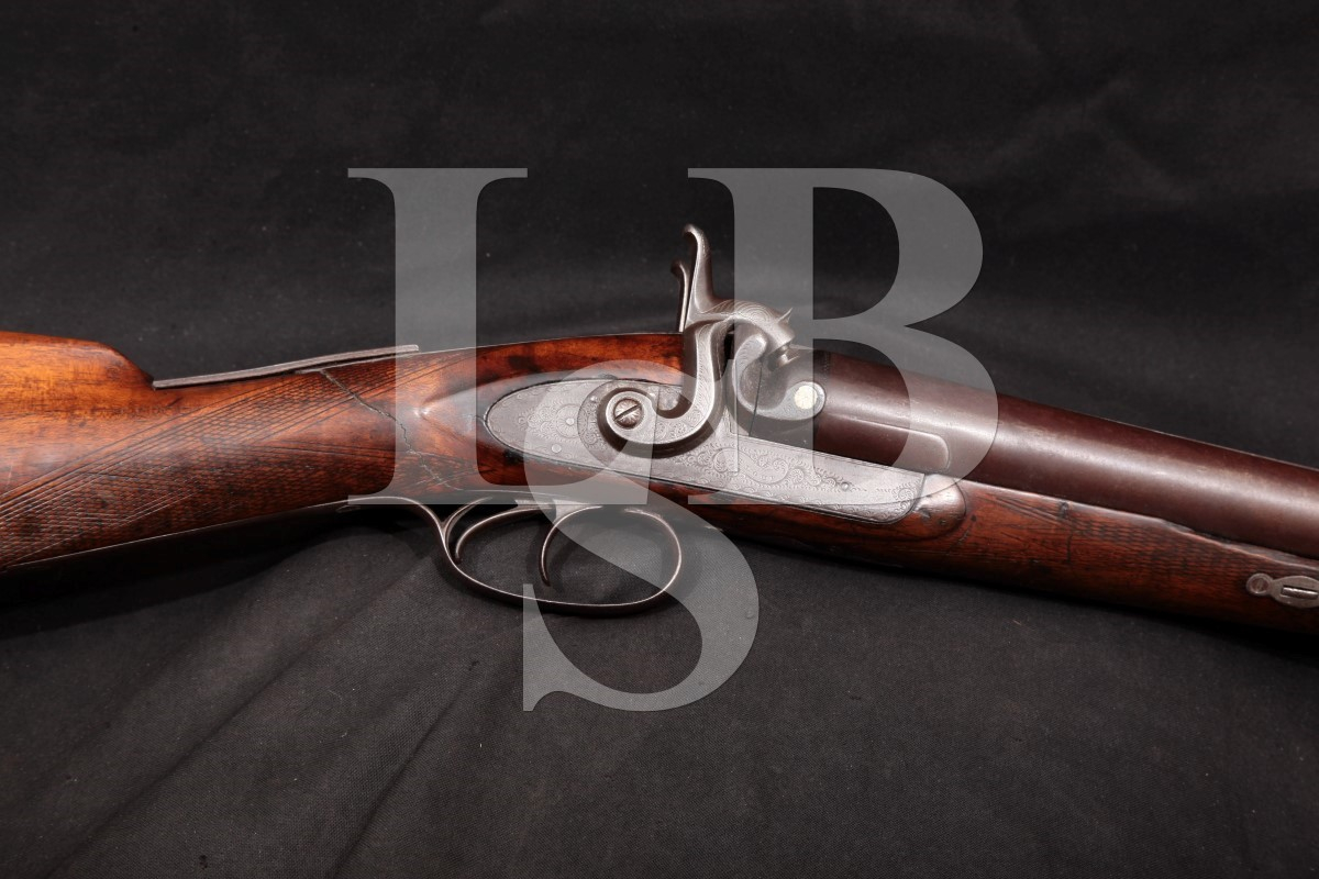 A. Flohr Percussion Black Powder Shotgun, Blue 30