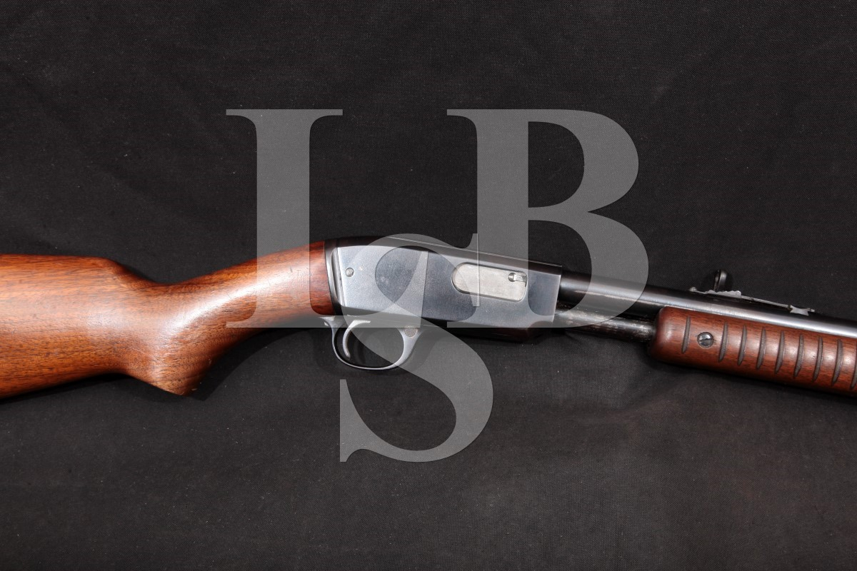 winchester model 61, tubular magazine, blue, 24 pump action rifle Antique Winchester Rifles Model 61 winchester model 61, tubular magazine, blue, 24\u201d pump action rifle,