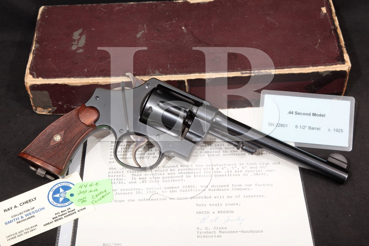 Smith & Wesson S&W .44 Hand Ejector 2nd Model Ray A. Cheely Collection ...