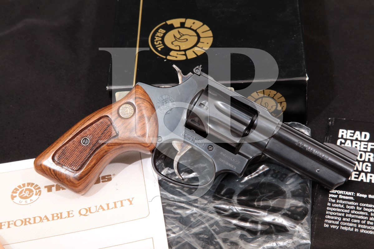 Taurus Model 941 2 Blue 3 8 Shot Sa Da Double Action Revolver Mfd 1993 22 Magnum For Sale At Gunauction Com