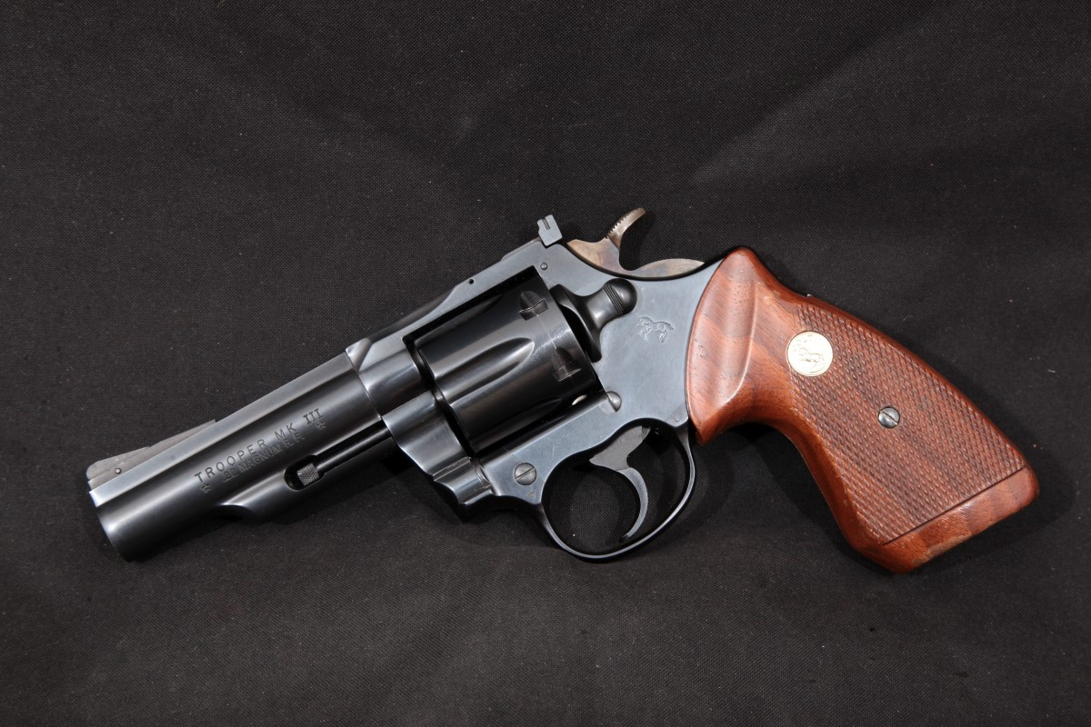 Colt - Rare Model Trooper Mark III, Blue, 4”  SA/DA Double Action Revolver, MFD 1980 - Picture 5