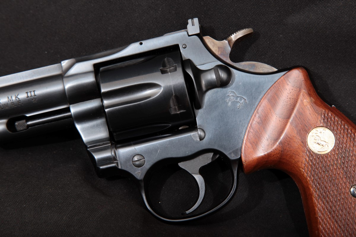 Colt - Rare Model Trooper Mark III, Blue, 4”  SA/DA Double Action Revolver, MFD 1980 - Picture 7