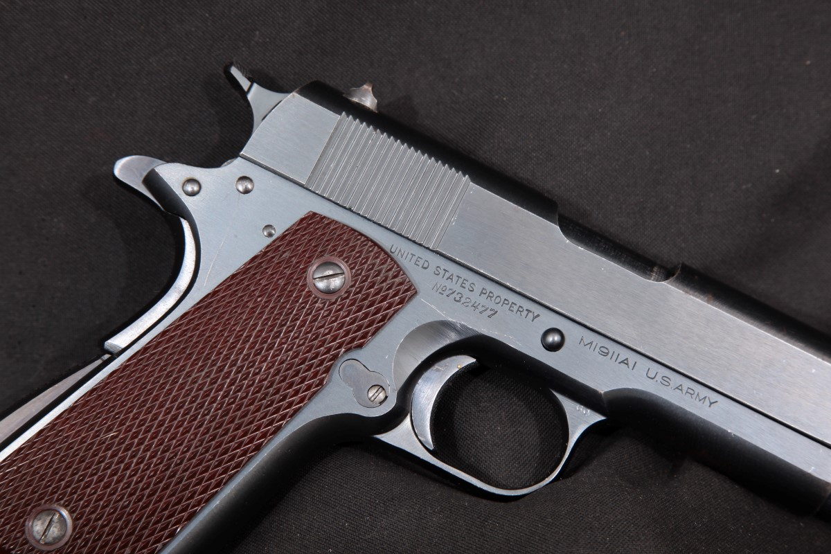 Colt U.S. Army Model 1911a1 M1911-A1 Late Pre-War, Blue 5