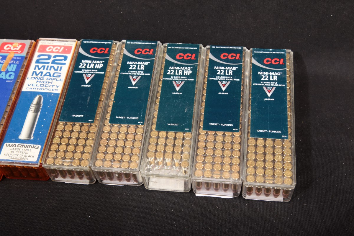 1345x 22 Lr Mini Mag Ammunition Cci Ammo .22 Lr For Sale at GunAuction ...