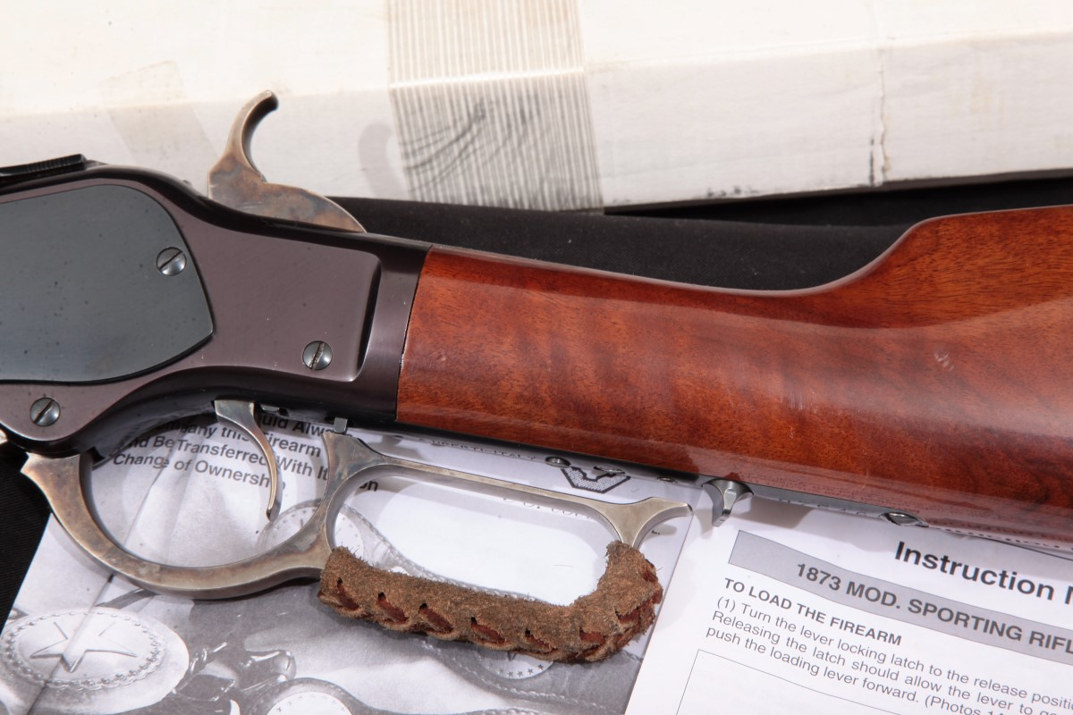 Uberti Stoeger Custom Short Stroked 1873 Carbine `73 Blue 19 Lever Action Rifle And Box Mfd