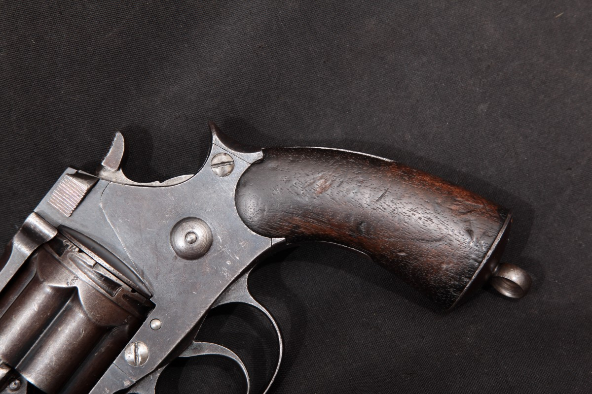 Enfield - RSAF Model MKII, Queen’s Guard Marked, Blue, 5 7/8”  Double Action Revolver, MFD 1884, Antique - Picture 7