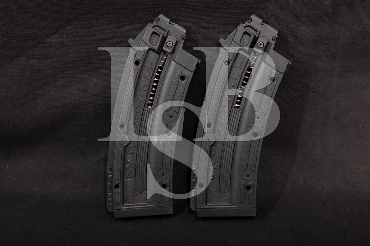 2x 24 Rd .22lr Ak 47 Ak47 Ak-47 German Sport Guns Magazine Mag 22 Long ...