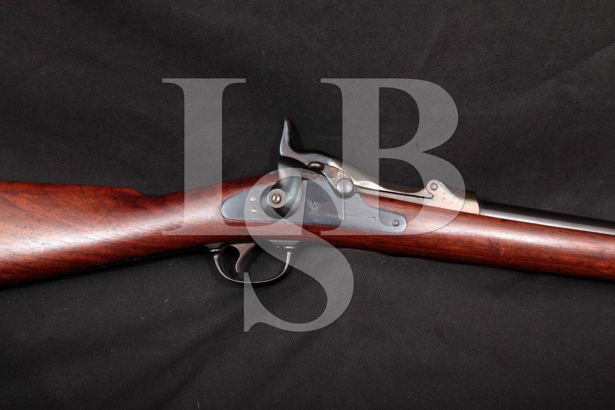 Springfield Model 1879 U.s. Trapdoor Carbine, Missing Rear Sight, Blue 