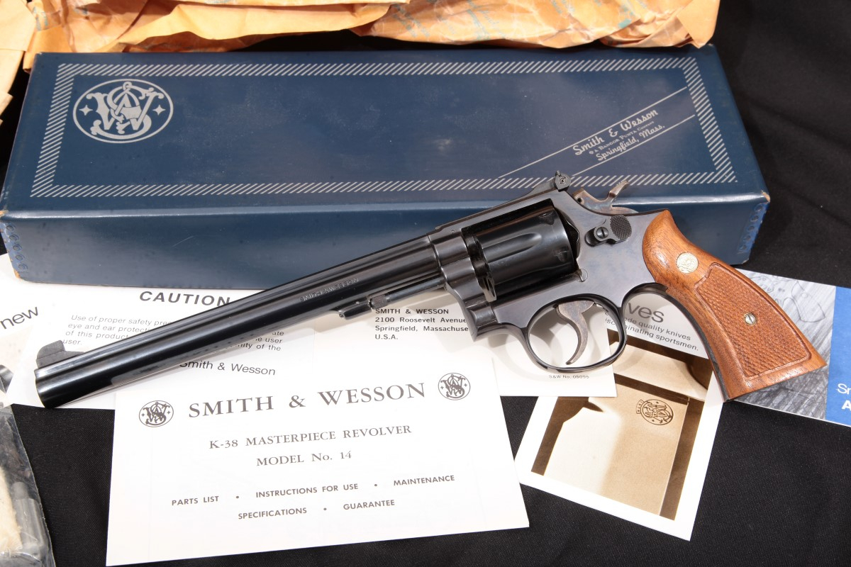 Smith & Wesson S&W Model 14-3 The K-38 Masterpiece, Blue 8 3/8