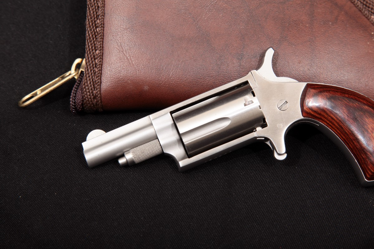 North American Arms Naa-22m Mini Revolver, Stainless 1 5/8