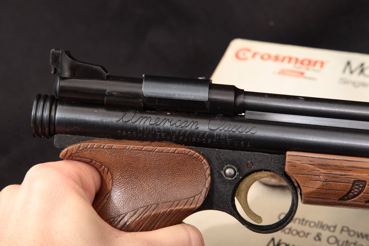 Crosman 1377 American Classic, Blue 10" Single Shot Pump Action .177