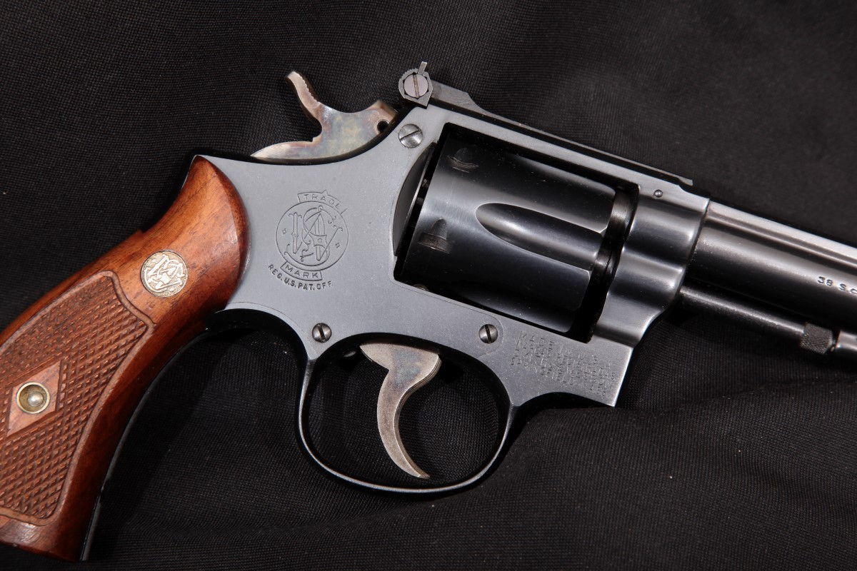 Smith & Wesson S&W K-38 Target Masterpiece Pre-Model 14, Blue 6