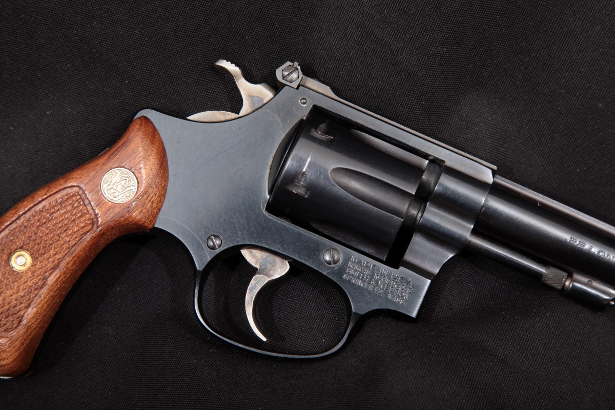 Smith & Wesson S&W Model 34-2 The Model Of 1953 .22 Kit Gun, Blue 4