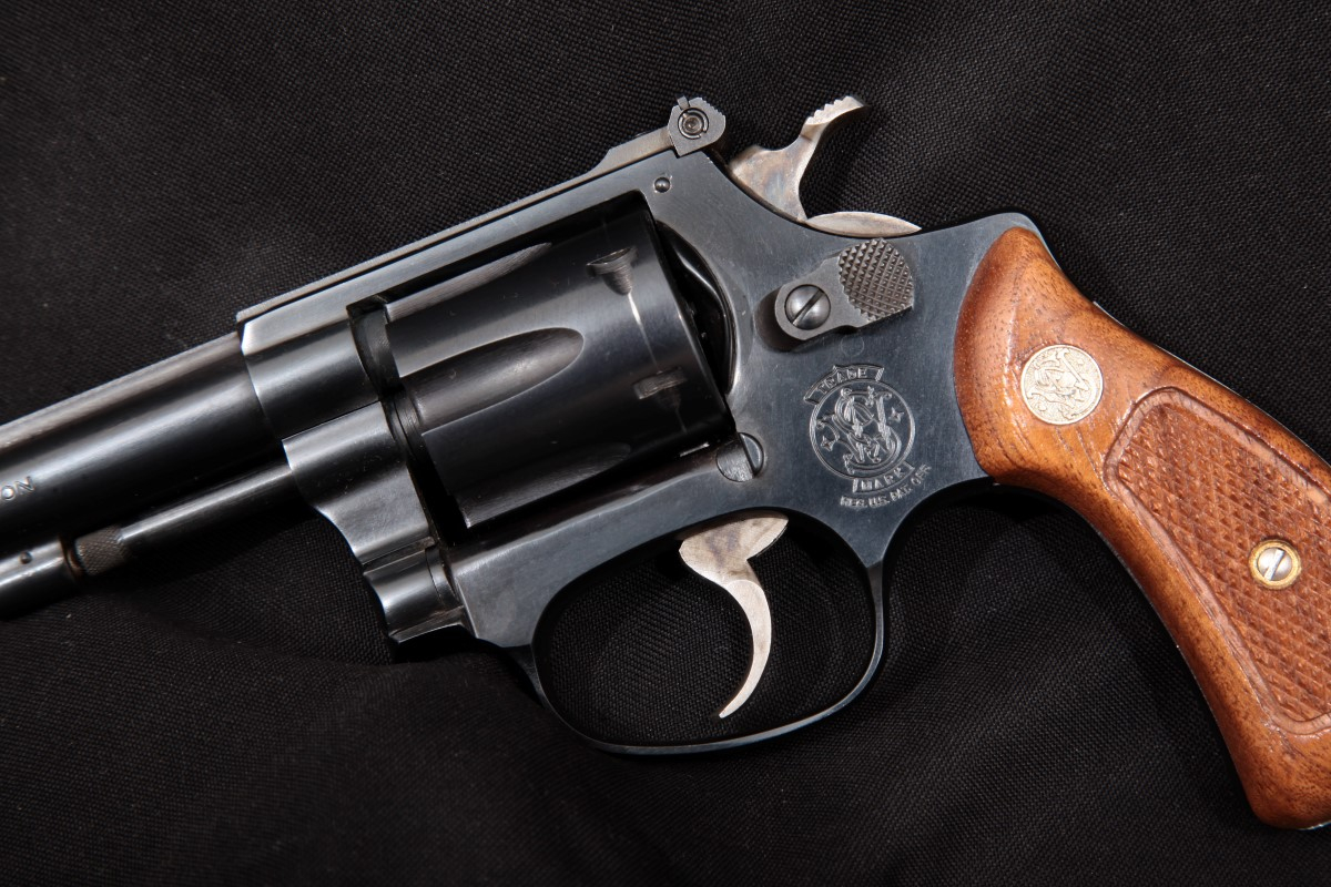 Smith & Wesson S&w Model 34-2 The Model Of 1953 .22 Kit Gun, Blue 4