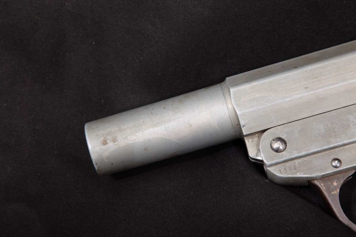 Walther Model Zink German Army Leuchtpistole Flare Pistol, Zinc Alloy