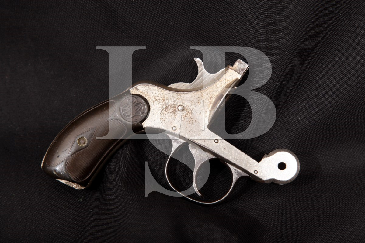 Smith & Wesson S&W Double Action Top Break 3rd Model, Nickel Revolver ...