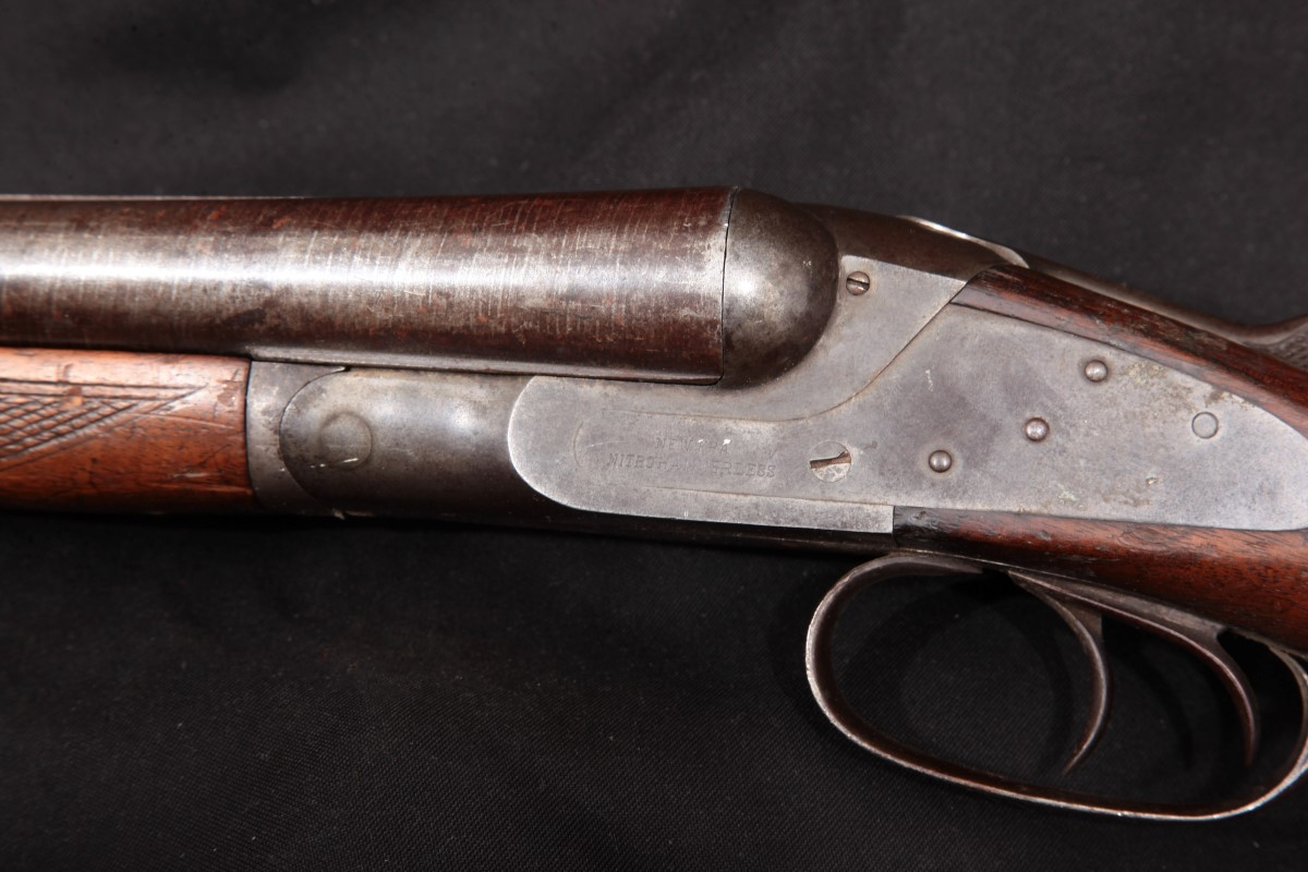 Baker Gun Co Model New Era Nitro Hammerless 1900, Damascus & Blue 30" Side By Side Sxs Dual