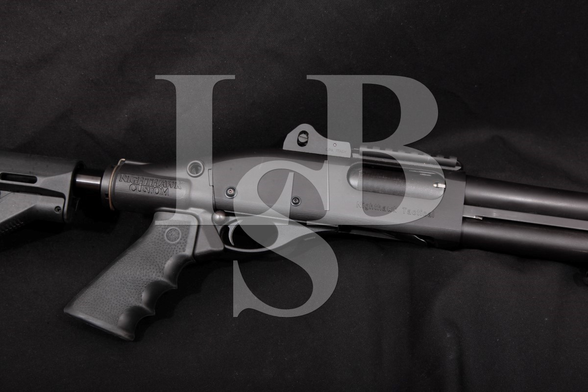 Remington Model 870 Nighthawk Custom Overseer, Black Cerakote 18 1/2" 6