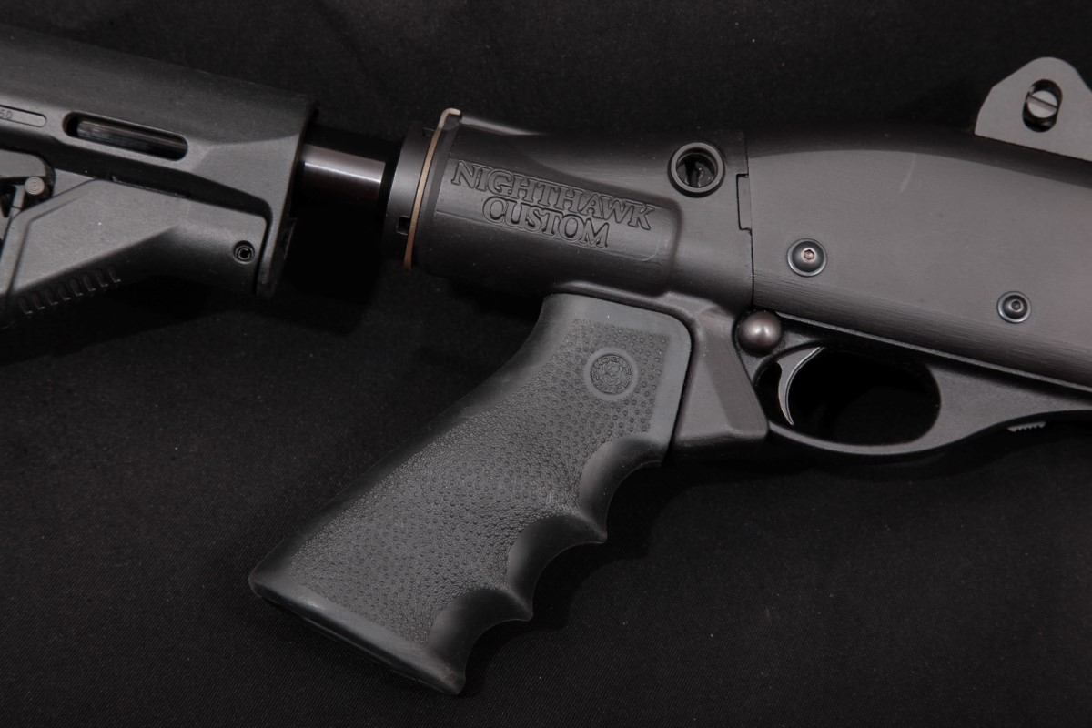Remington Model 870 Nighthawk Custom Overseer, Black Cerakote 18 1/2" 6
