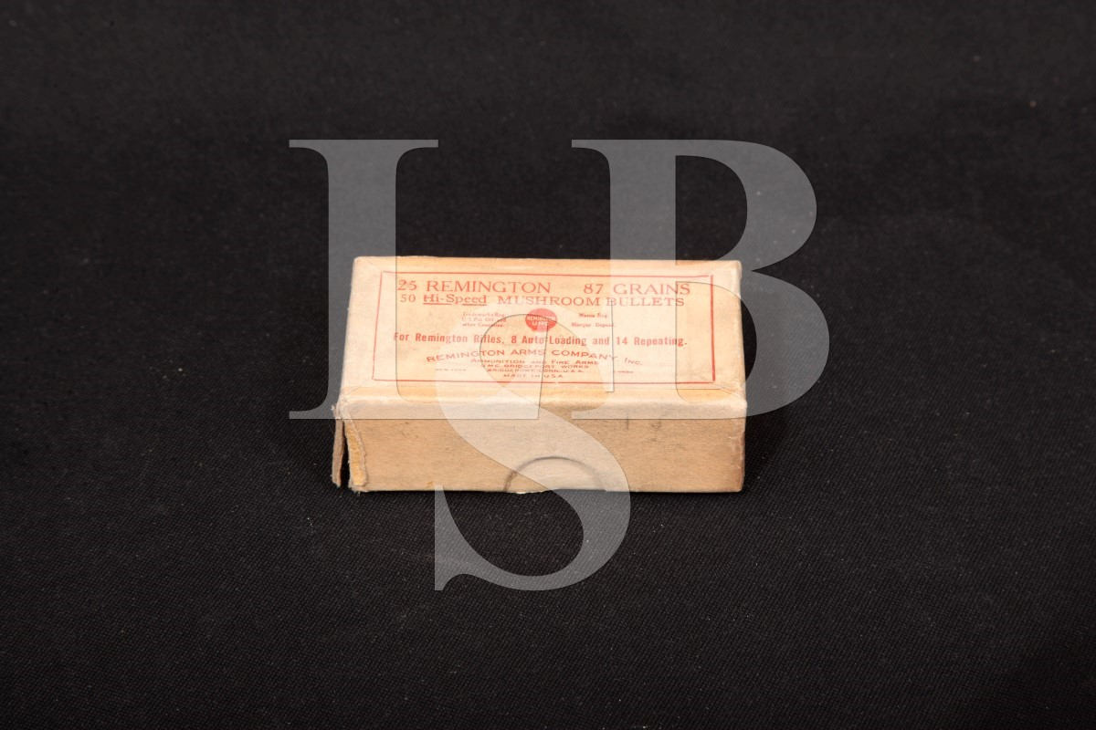 50x .25 Rem. Remington Vintage HiSpeed Mushroom Bullets 87 Gr. Copper