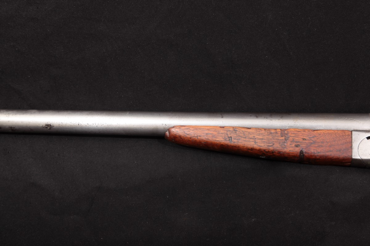 Stevens Model Cannon Breech, Silver 30" Single Shot Top Break Shotgun