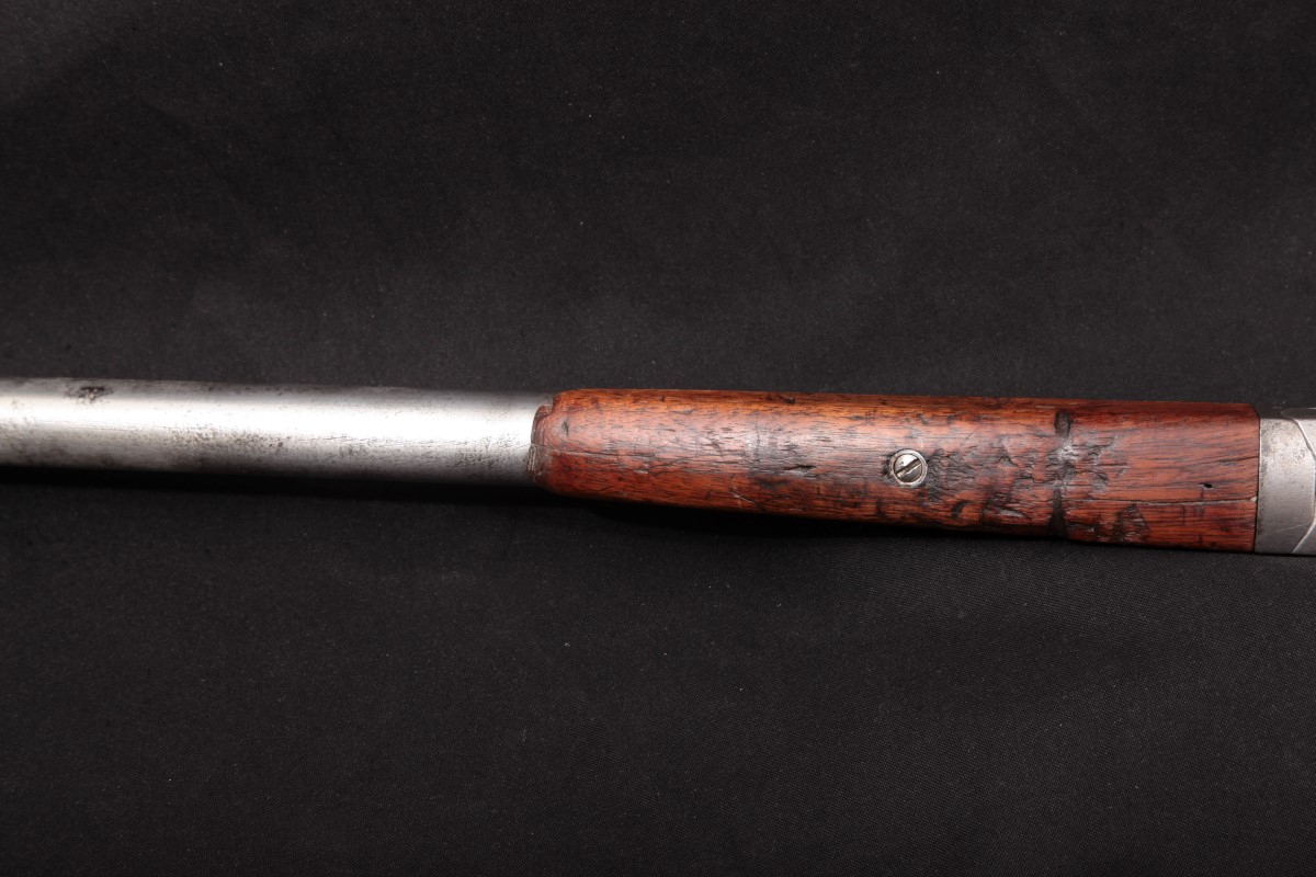 Stevens Model Cannon Breech, Silver 30" Single Shot Top Break Shotgun