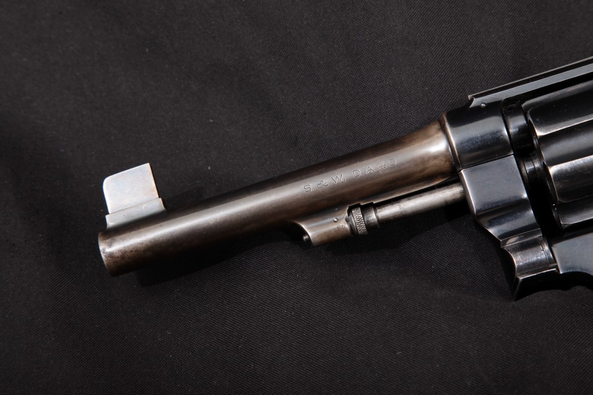 Smith & Wesson - S&W Model 1917 .45 Hand Ejector, U.S. Marked, Adj. Sights, 5 ½”   DA Revolver, MFD 1919, C&R .45 Auto Rim - Picture 9