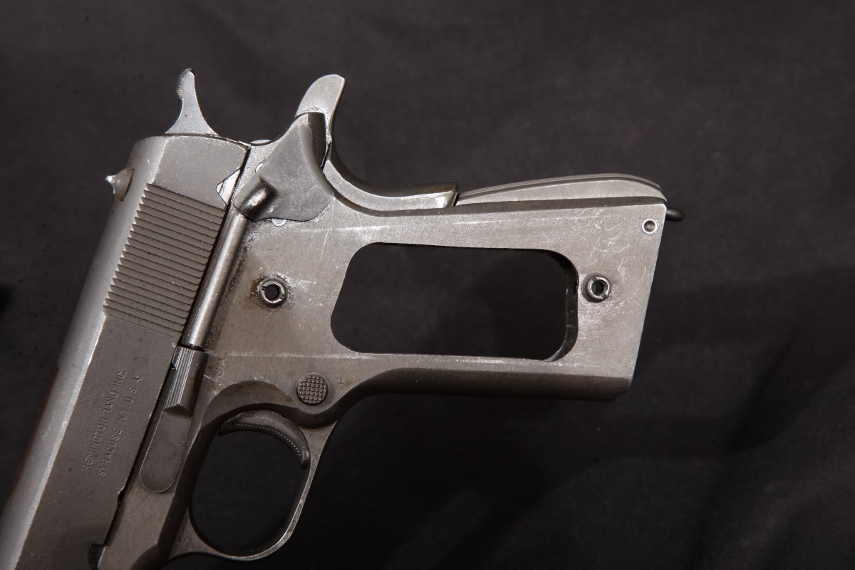 Remington Rand Wwii Model 1911 A1 M1911a1 Parkerized 5 Sa Semi Automatic Pistol Mfd 1944 Candr 6101