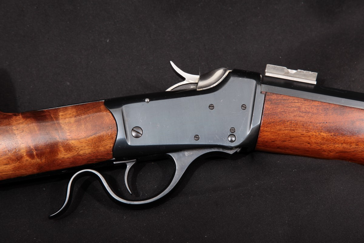 Winchester - Custom Model 1885 Low Wall Falling Block Rifle, Blue, Half-Oct, Half Rnd 29 5/8” Single Shot Rifle, MFD ca.1920 , C&R - Picture 5