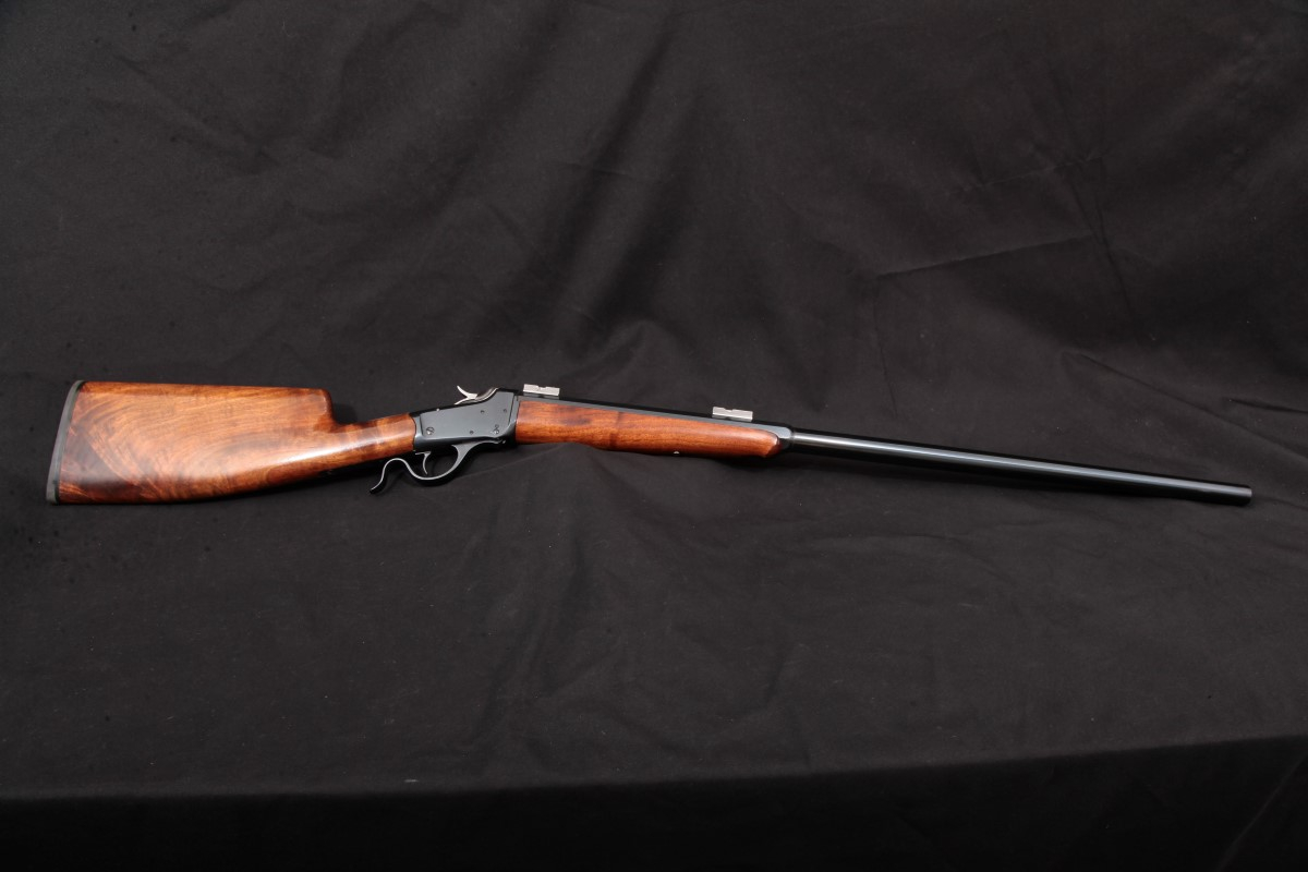 Winchester - Custom Model 1885 Low Wall Falling Block Rifle, Blue, Half-Oct, Half Rnd 29 5/8” Single Shot Rifle, MFD ca.1920 , C&R - Picture 8