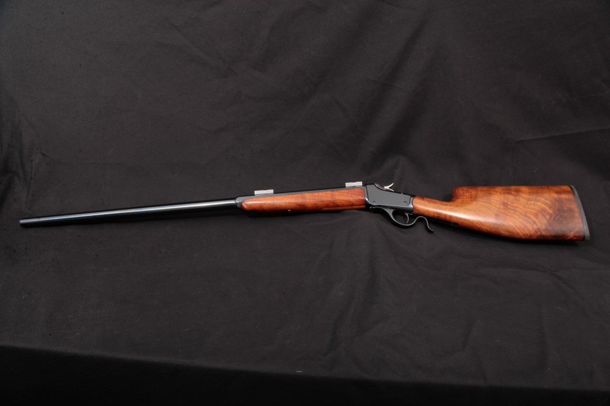 Winchester - Custom Model 1885 Low Wall Falling Block Rifle, Blue, Half-Oct, Half Rnd 29 5/8” Single Shot Rifle, MFD ca.1920 , C&R - Picture 9