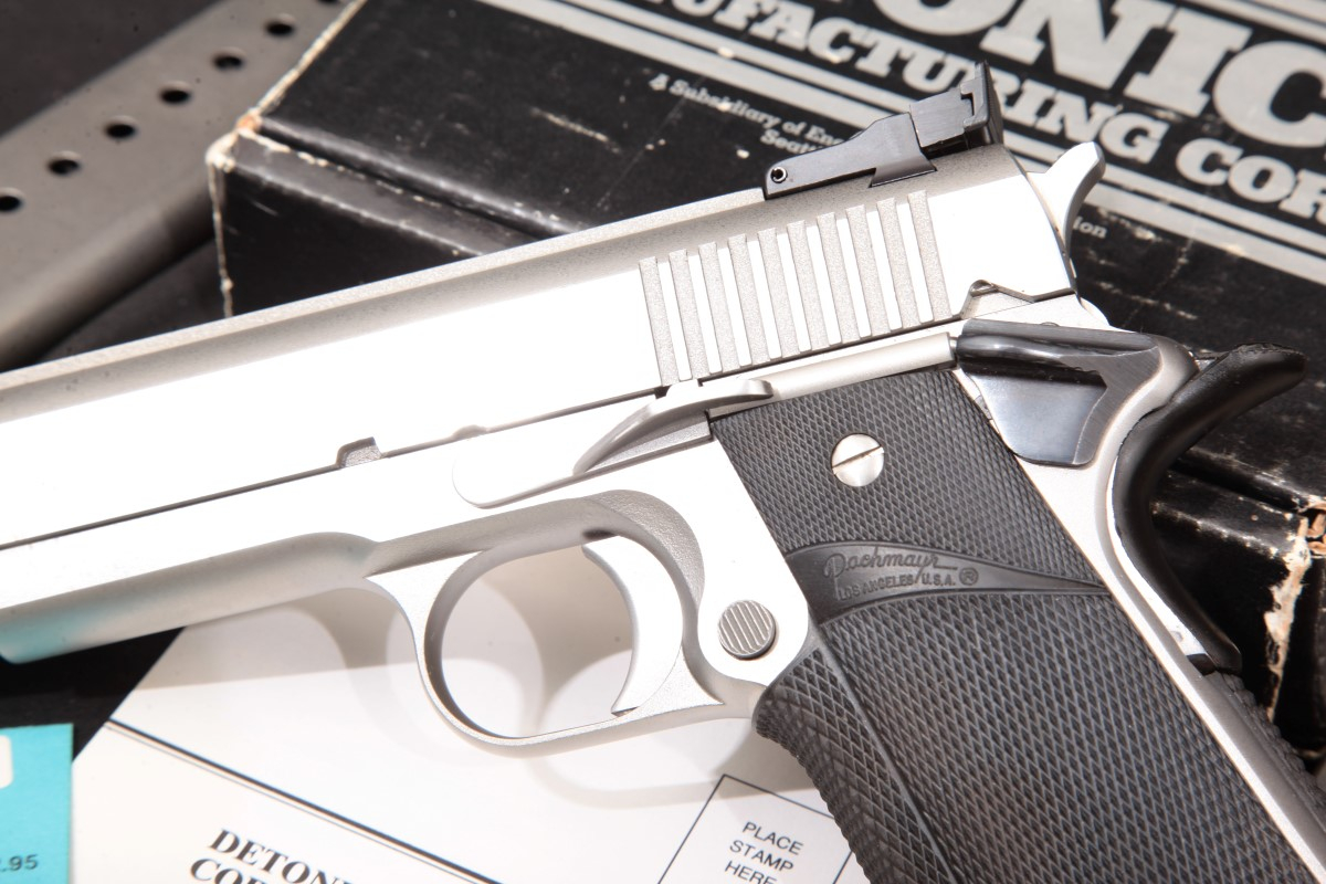 Detonics Washington Model Scoremaster, Stainless 5" 1911Style Single