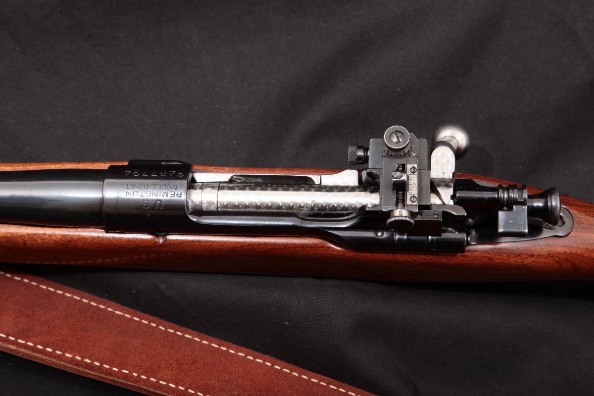 Remington Sporterized Model 1903-A3 M1903A3, Blue 24in.  Bolt Action Rifle & Hunter Sling, MFD 1943 ATF Modern, From Edward Spielman .30-06 Springfield - Picture 22