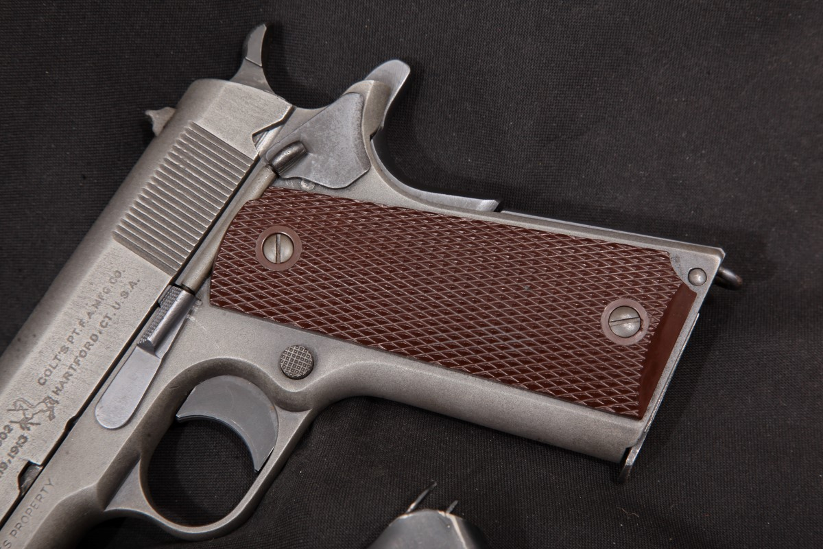 Colt Model Of 1911 U.S. Army, Parkerized 5" Single Action Semi