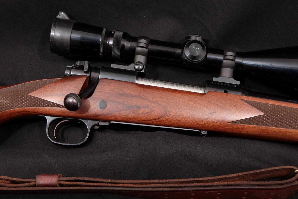 Winchester Post-64 Model 70 Lightweight, Blue 22