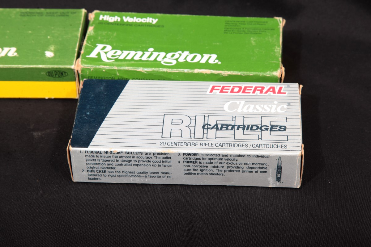 69x .30-30 Win. Mixed Brands Ammunition Rem, Fed, Revelation, Mixed 150 ...