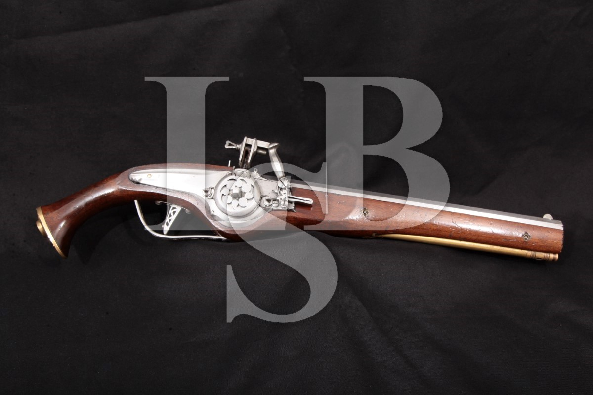 Mendi Spanish Wheellock WheelLock, Stainless & Brass 13" Octagonal