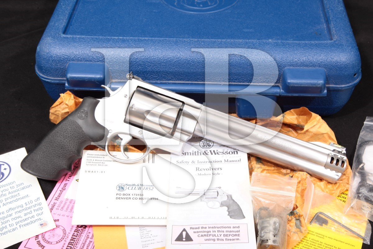 Smith Wesson S W Model 460xvr 460 Xvr Extreme Velocity Revolver Stainless 8 1 2 Compensated Double Action Revolver Box Mfd 05 460 S W Magnum For Sale At Gunauction Com Smith Wesson S W Model 460xvr 460 Xvr Extreme Velocity Revolver Stainless 8 1 2 Compensated Double Action Revolver Box Mfd 05 460 S W Magnum For Sale At Gunauction Com