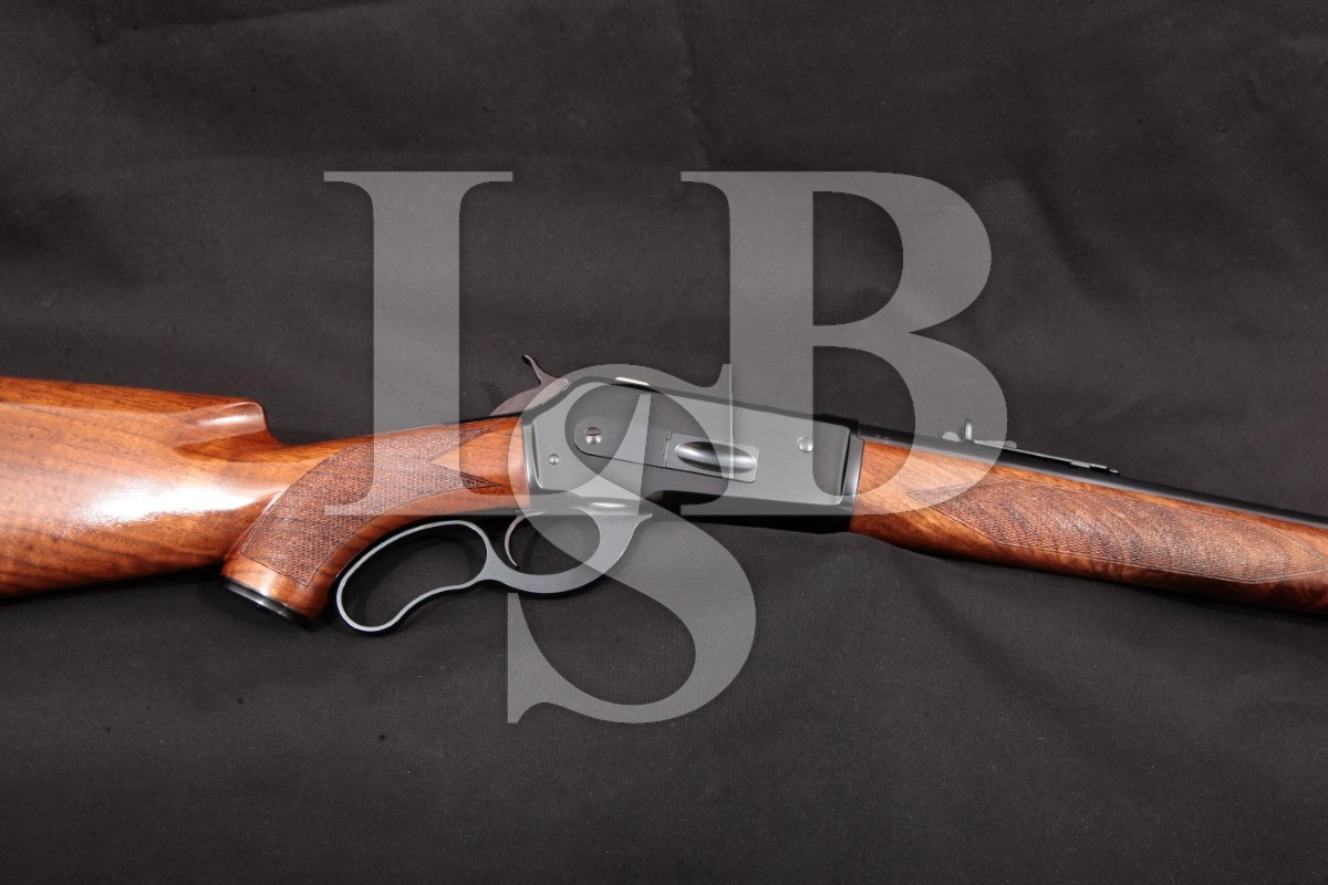 Pedersoli Deluxe Model 1886 Winchester Replica, 2/3 Tubular Mag., Blue ...