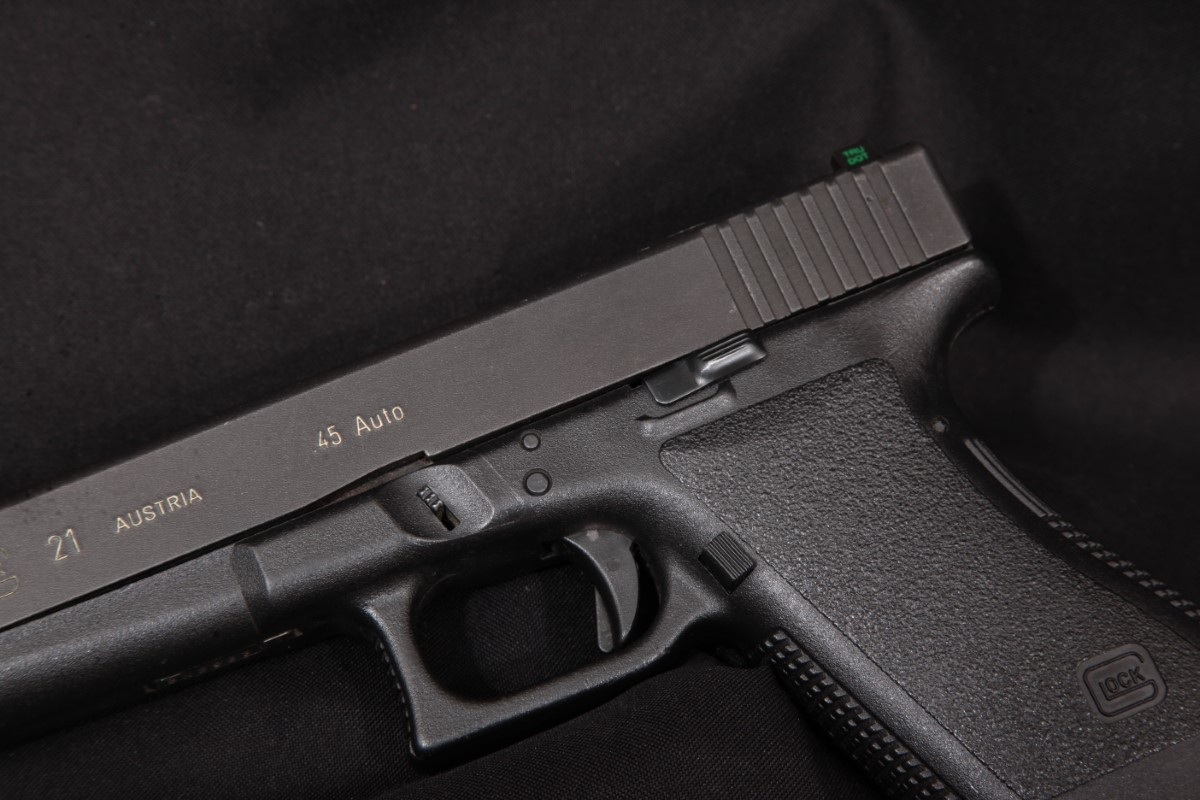 Glock Model 21 M21 Generation 2 G2, Matte Black Tennifer & Polymer ...