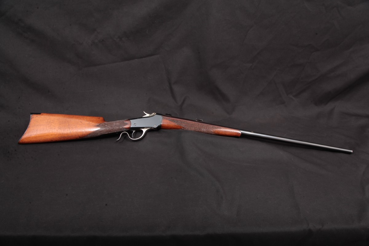 Winchester - Model 1885 Low Wall, Blue Round 25 ¾” Falling Block Single Shot Varmint Rifle, MFD 1903 C&R - Picture 8