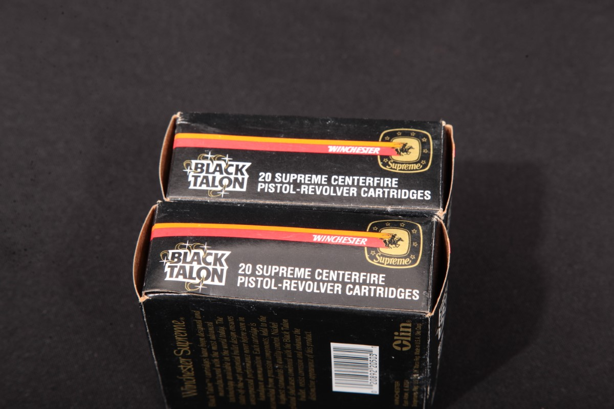 40x .40 S&W Winchester Black Talon Ammunition 180 Grain Stx Bullets .40 ...