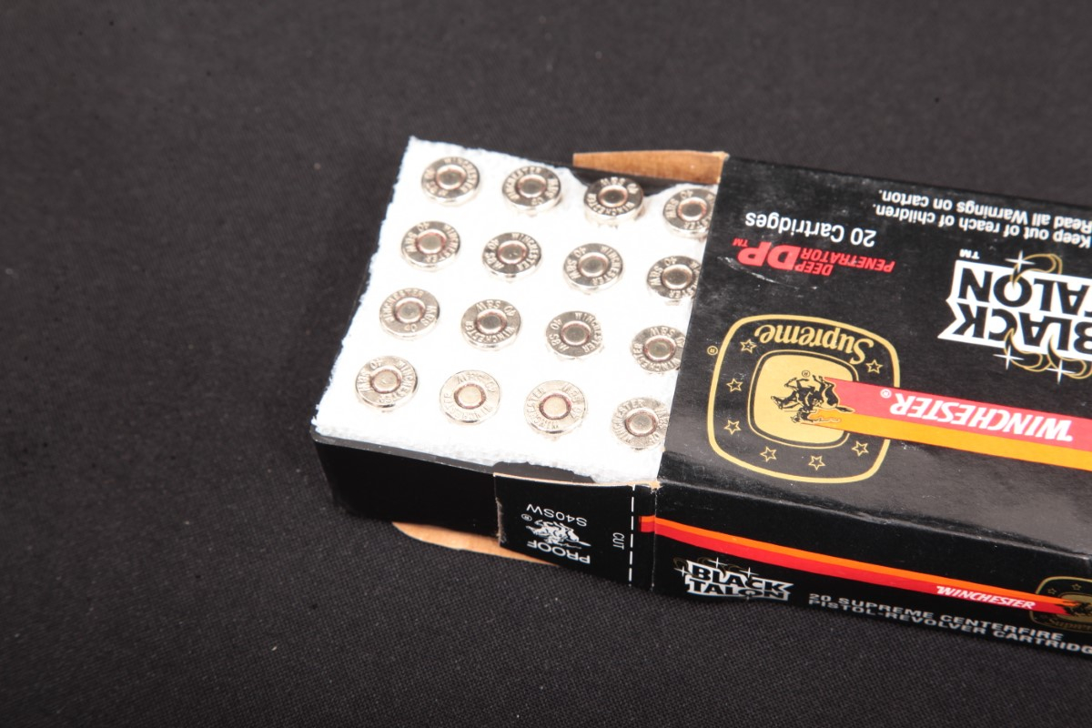 40x .40 S&W Winchester Black Talon Ammunition 180 Grain Stx Bullets .40 ...