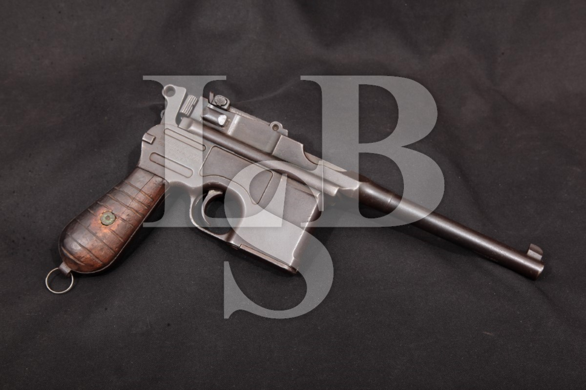 Mauser Model Early 1930 C96 Broomhandle Chinese & Import Marked, Blue 5 ...