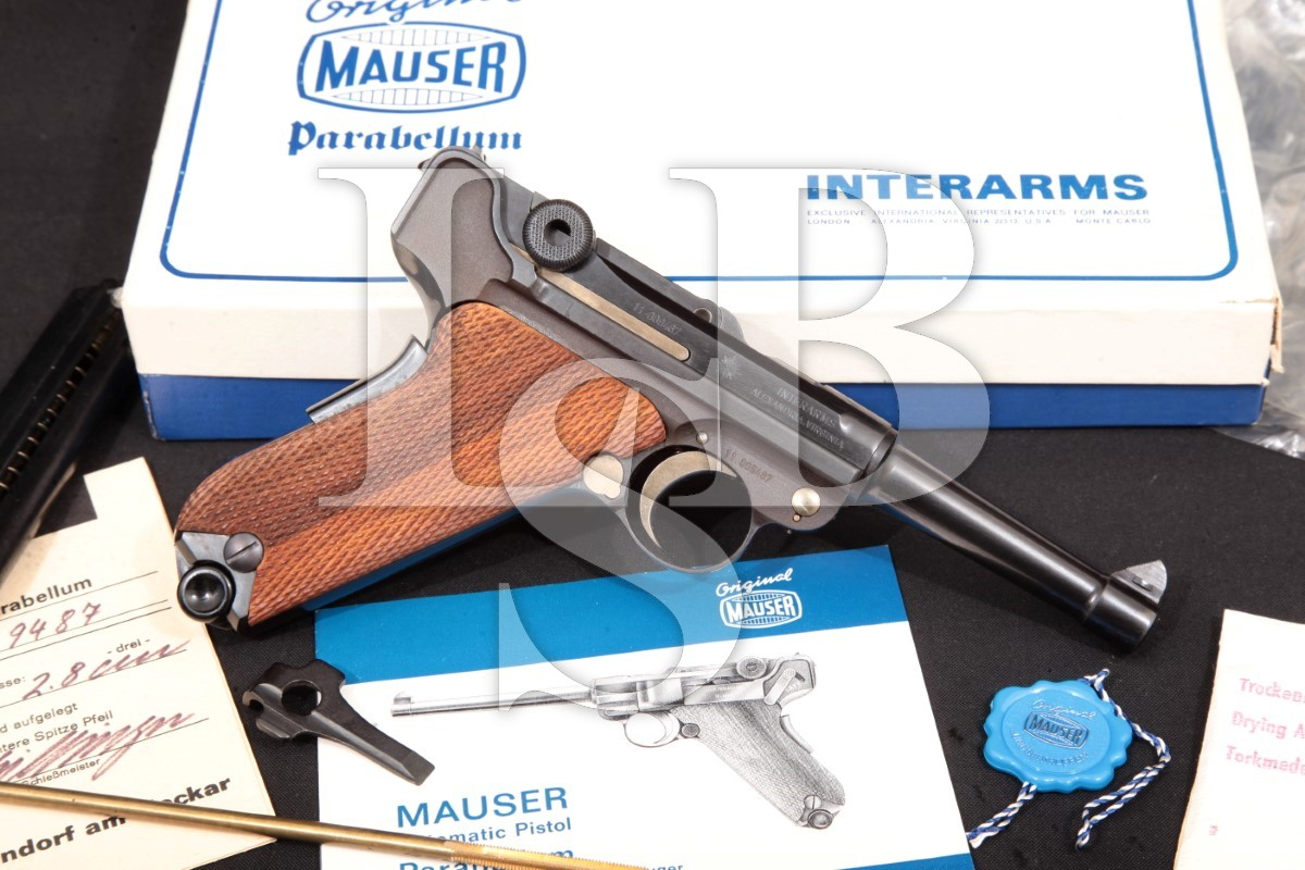 Mauser Interarms Parabellum Swiss-Style Luger, Blue 4