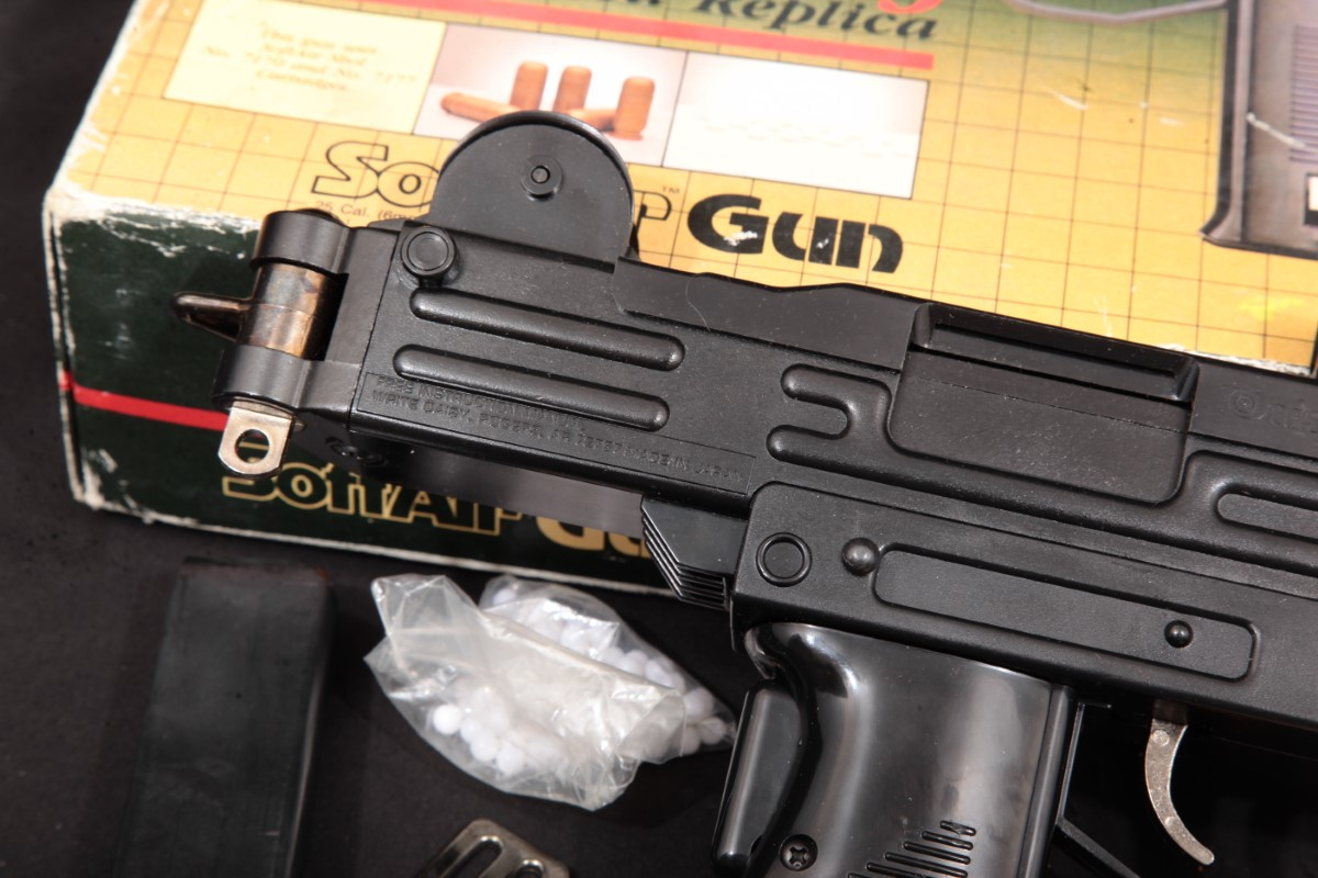 Daisy Softair Airsoft Gun / Pistol, Model 13 Replica Uzi, Mfd Ca. 1986
