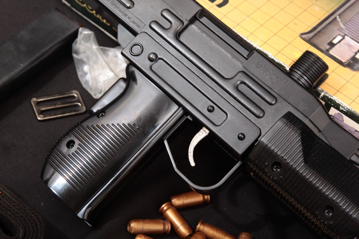 Daisy Softair Airsoft Gun / Pistol, Model 13 Replica Uzi, Mfd Ca. 1986