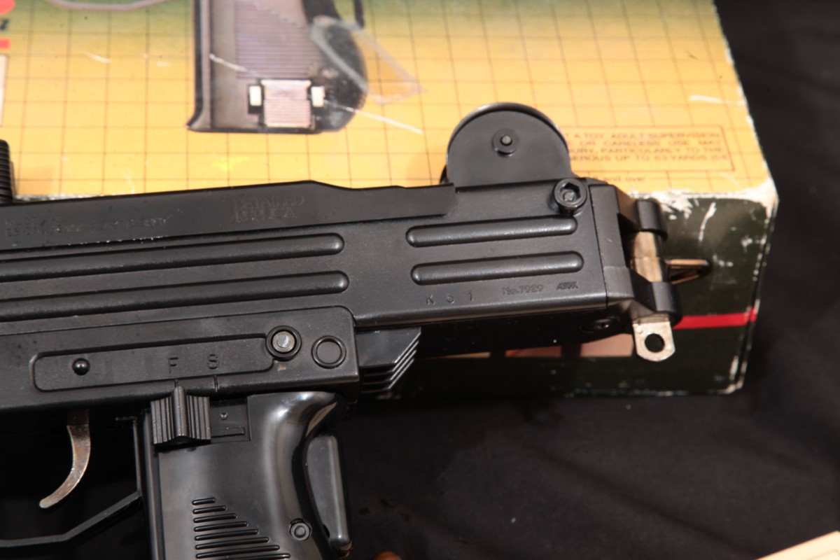 Daisy Softair Airsoft Gun / Pistol, Model 13 Replica Uzi, Mfd Ca. 1986