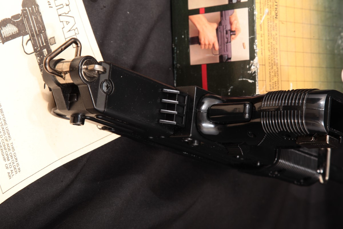 Daisy Softair Airsoft Gun / Pistol, Model 13 Replica Uzi, Mfd Ca. 1986